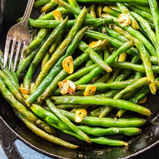 Easy Garlic Butter Green Beans