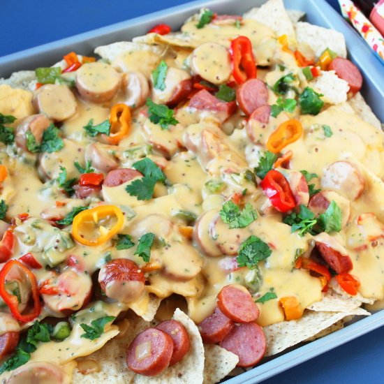 Smoked Sausage Nachos