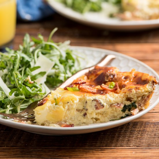 Crustless Quiche Lorraine