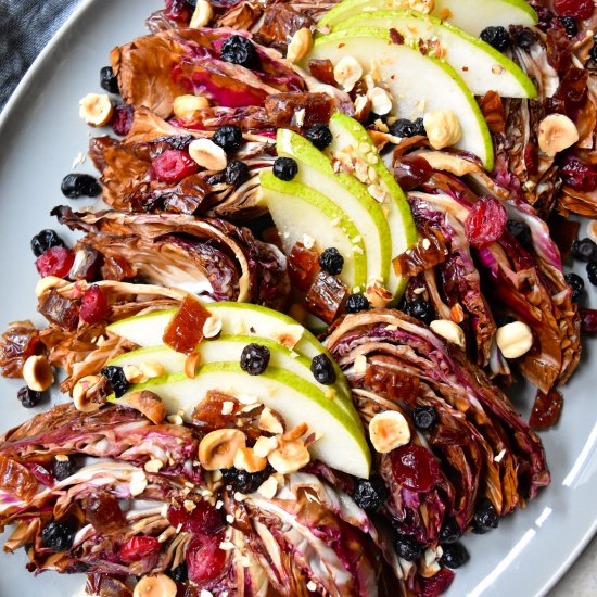 Roasted Radicchio & Pear Salad