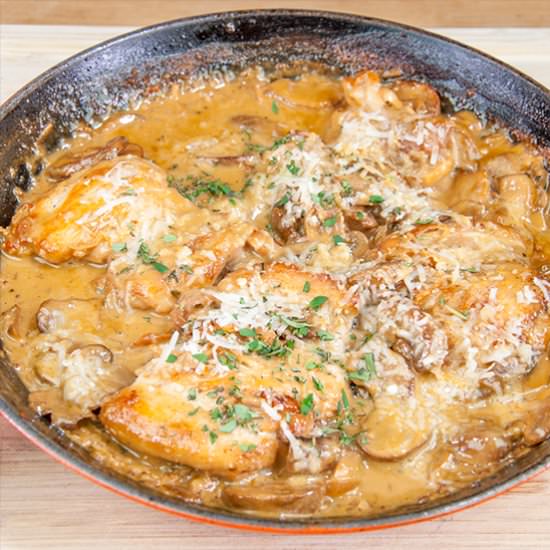 Creamy Sherry and Thyme Chicken