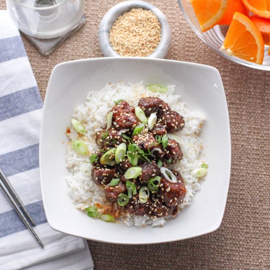 Crispy Orange Beef