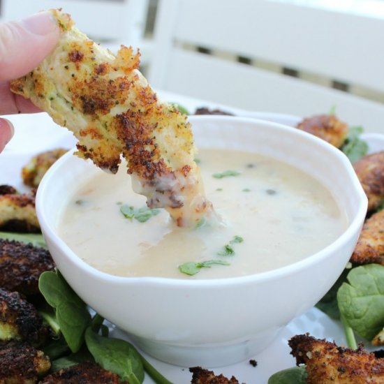 Chicken Tenders with Piccata Sauce