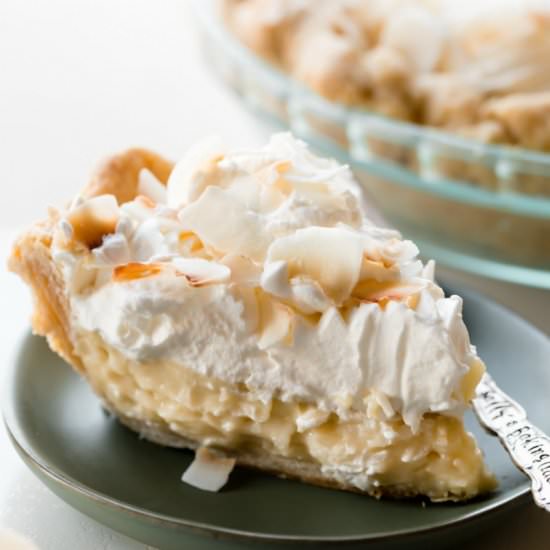 Homemade Coconut Cream Pie