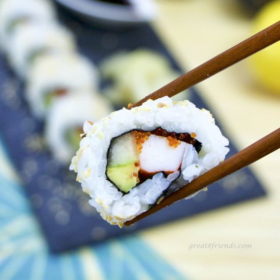 Easy Homemade California Roll