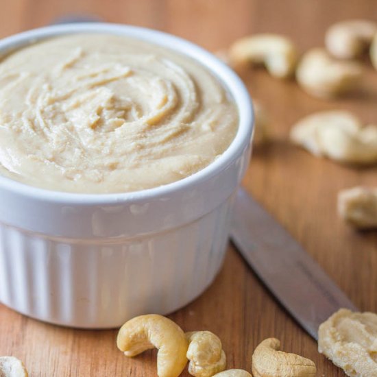 Homemade cashew butter