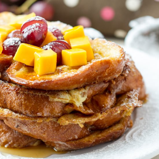 No Milk Challah French Toast