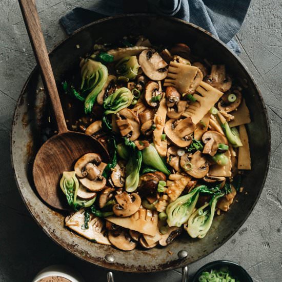 Chinese Mushroom Stir-Fry