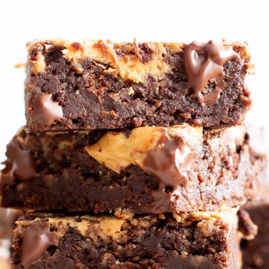 Peanut Butter Swirl Brownies