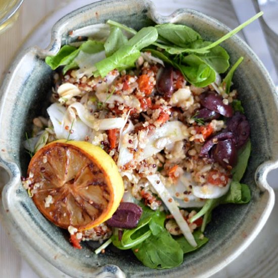 Quinoa Salad with Lemon and Fennel