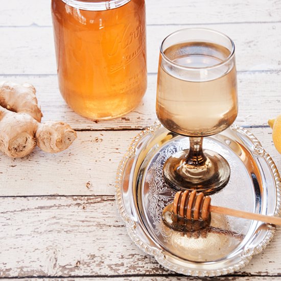 Easy Homemade Ginger Tea With Honey