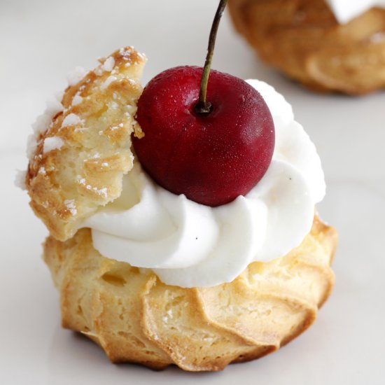 Cherry Cream Puffs