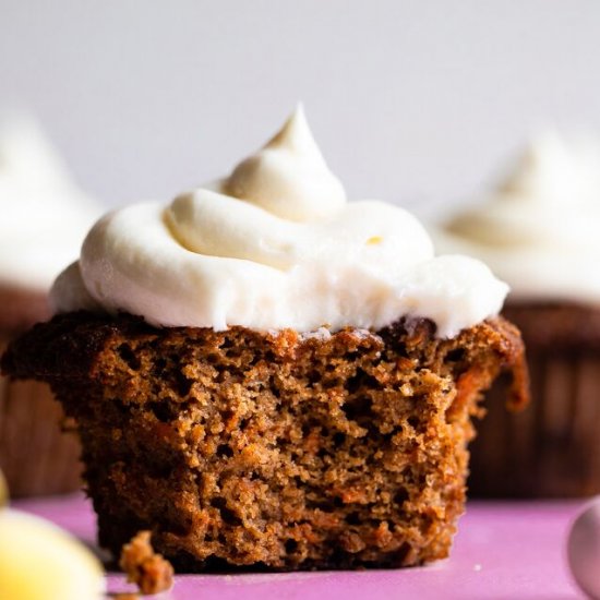 Gluten Free Carrot Cake Cupcakes