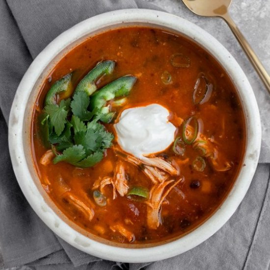 IP Chicken Enchilada Soup