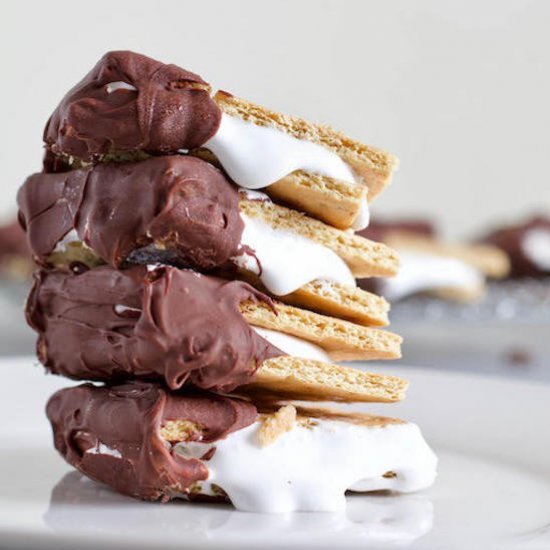 3 Ingredient Frozen S’mores Bars