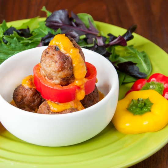 Albondigas con Salsa Pimienta