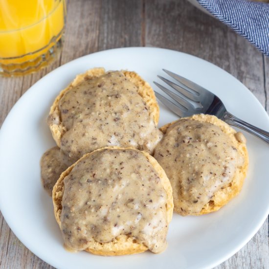 Vegan Biscuits and Gravy Recipe