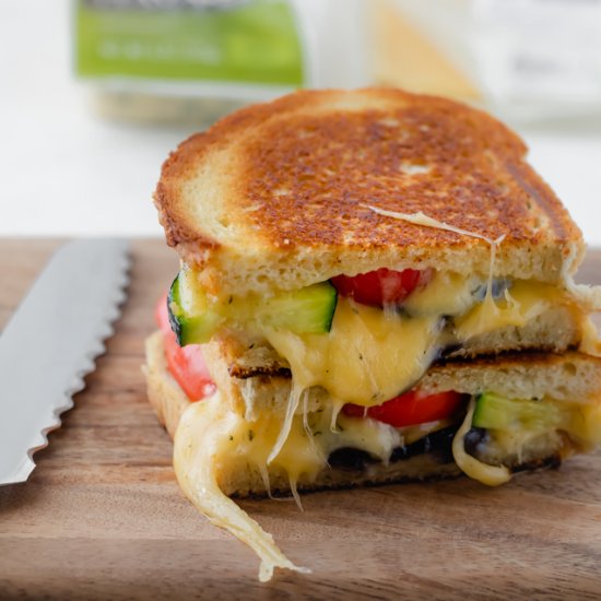 Roasted Vegetable Grilled Cheese