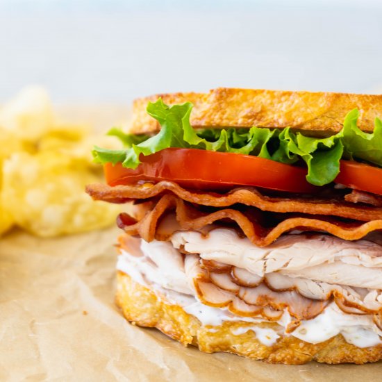 Roast Turkey BLT with Herbed Mayo