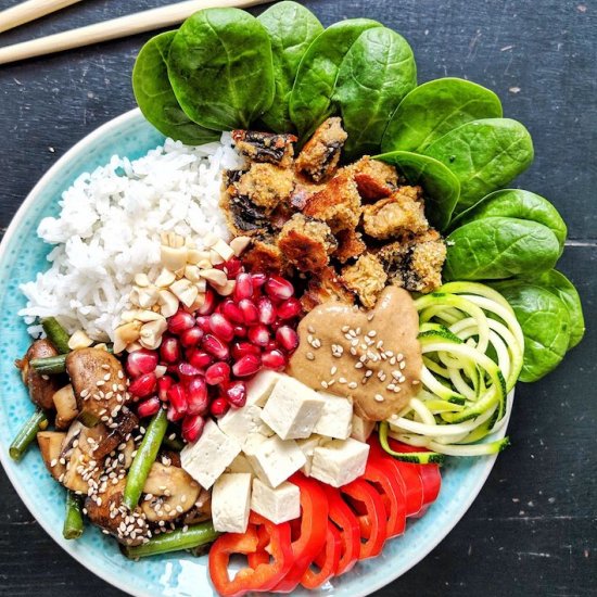 Blissful Vegan Buddha Bowl