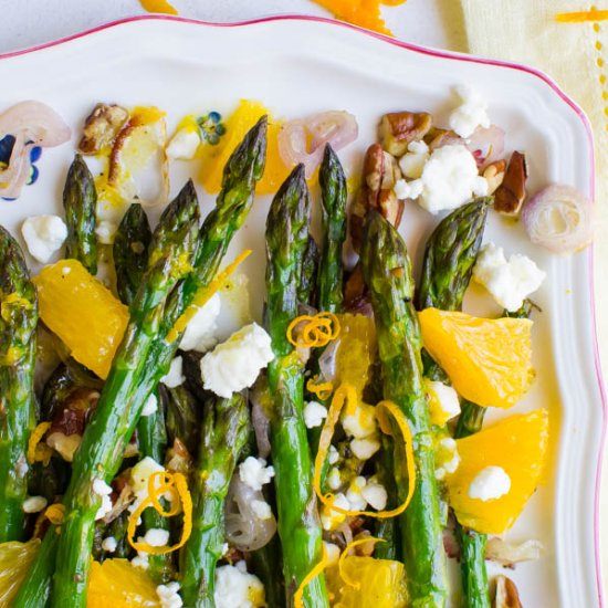 Roasted Asparagus & Citrus Dressing