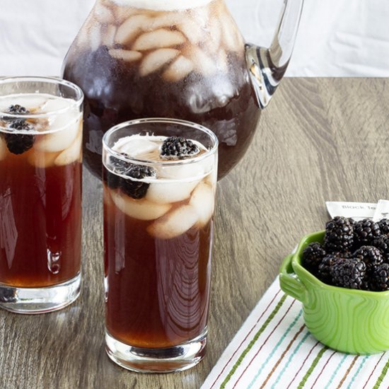 blackberry sweet iced tea