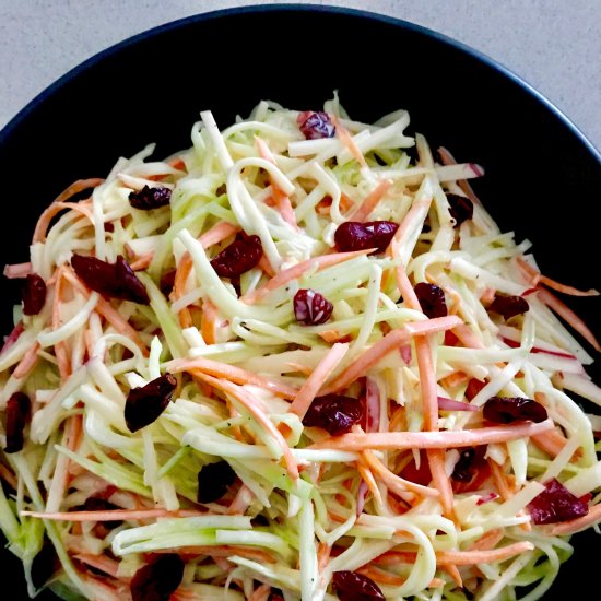 Broccoli Stem and Carrot Slaw