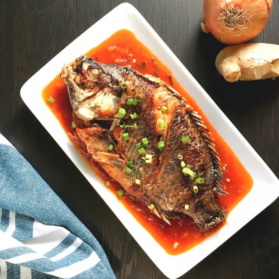 Fried Tilapia with Spicy sauce