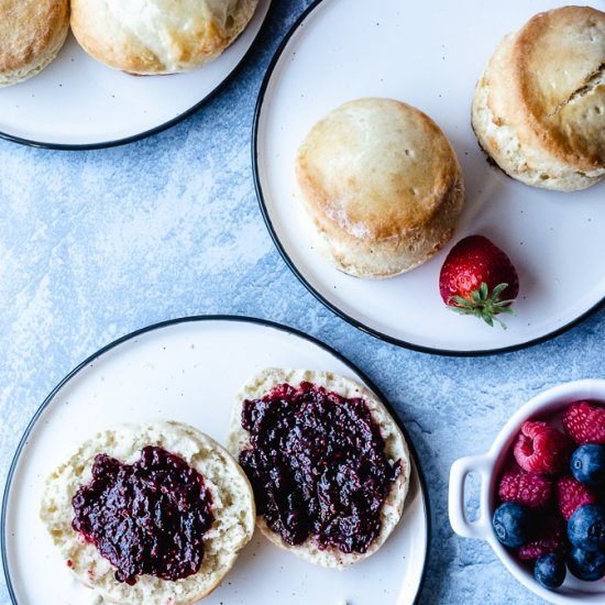 Two Ingredient Biscuits