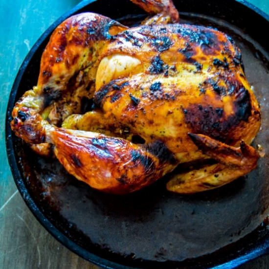 Chili Butter Roasted Chicken