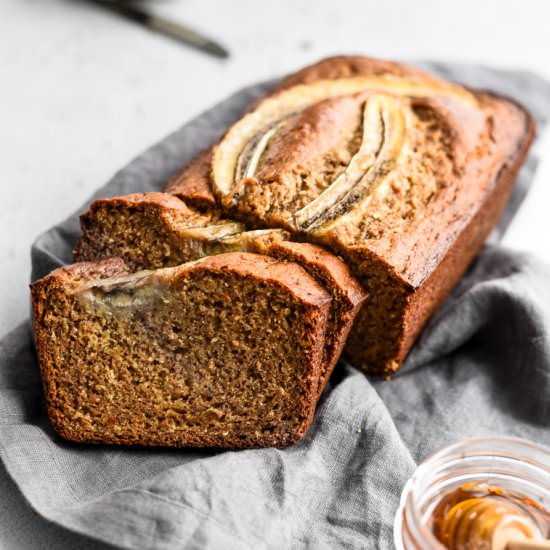 Tahini Banana Bread