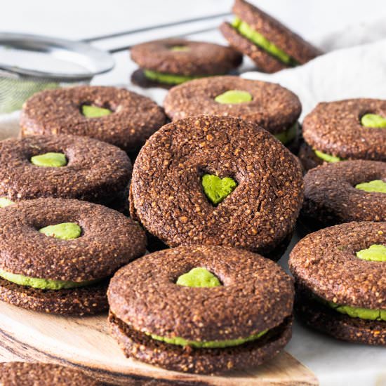 Matcha Vegan Oreos