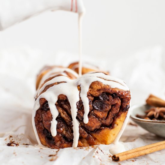 Hot Cross Bun Pull Apart Bread