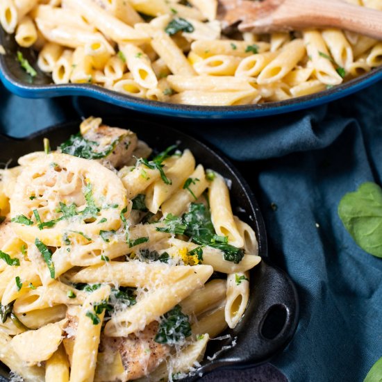 Spinach and Artichoke Pasta