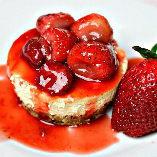 Gluten-free Strawberry Cheesecake