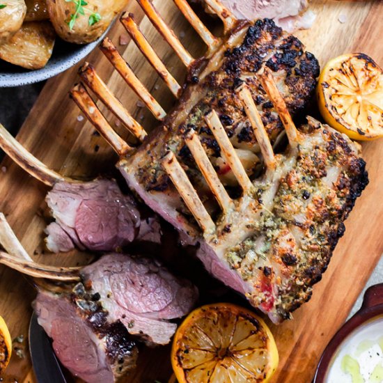 Herb Crusted Rack of Lamb