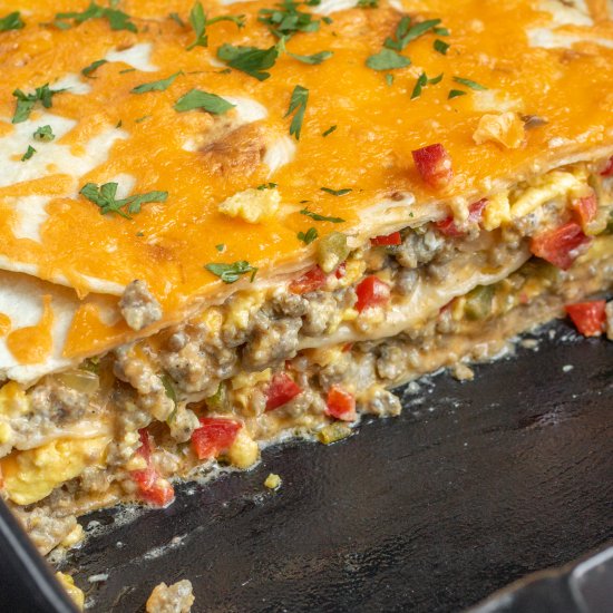 BREAKFAST BURRITO CASSEROLE