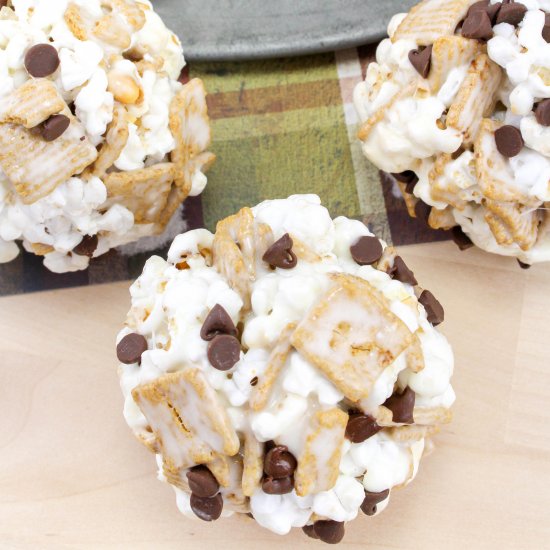 S’mores Popcorn Balls