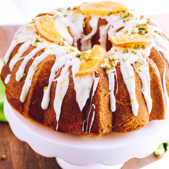 Orange Marmalade-Pistachio Cake