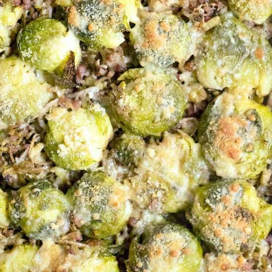 Smashed Brussel Sprouts