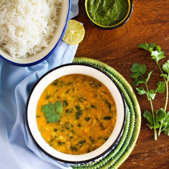 Metti dal-tadka (lentil curry)