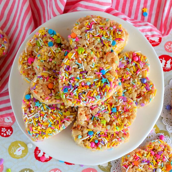 Cookie Cutter Rice Krispy Treats