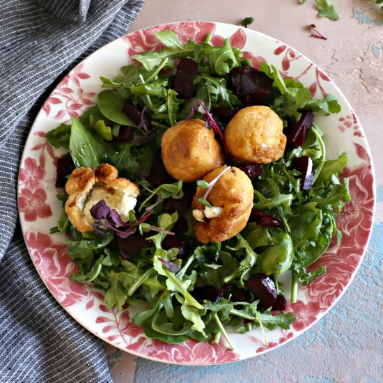 Crispy Goat Cheese Crouton Balls