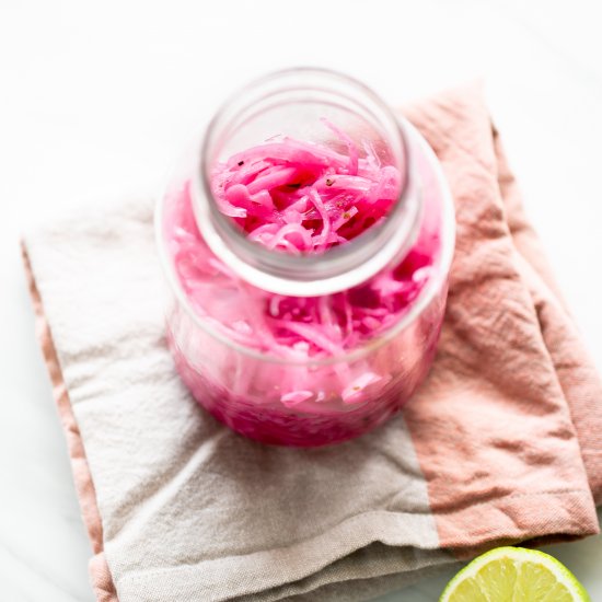 Mexican pickled onions