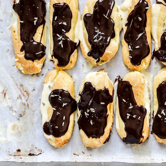 Lavender Eclairs