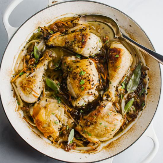 Moroccan Braised Chicken