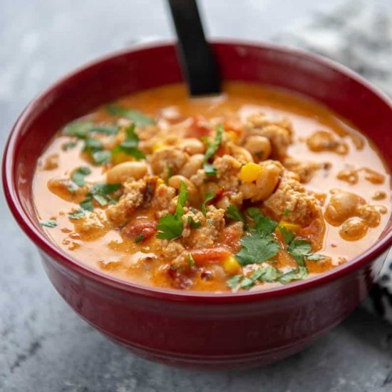 Instant Pot Buffalo Chicken Chili