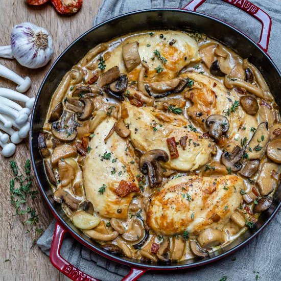 Creamy Chicken Mushroom (Keto)