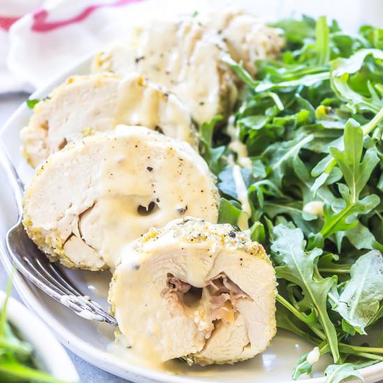 Low-Carb Chicken Cordon Bleu