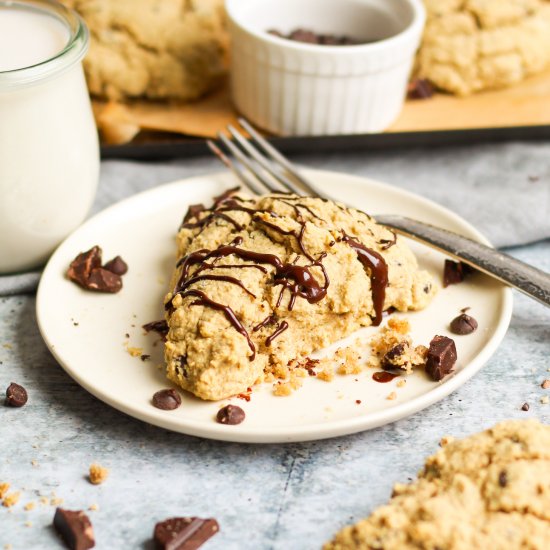 Healthy Chocolate Chip Scones